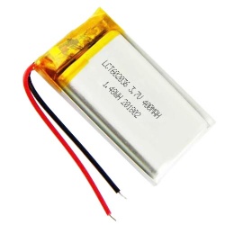 LCT602036 3.7V 400mAh Lipo Battery