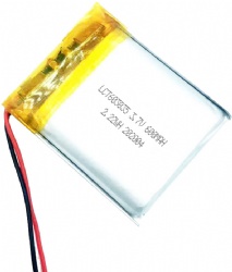 LCT603035 3.7V 600mAh Lipo Battery