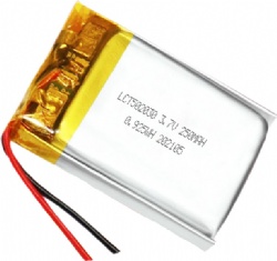 LCT502030 3.7V 250mAh Lipo Battery