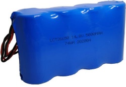 LCT26650 14.8V 5000mAh סוללת Li-Ion